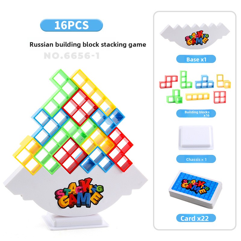 Tetris Stacking Puzzle Building Blocks