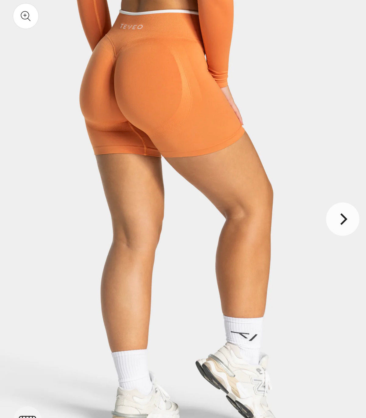 Teveo Seamless High-Waisted Sports Shorts
