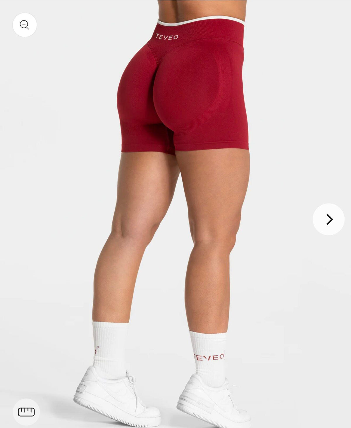 Teveo Seamless High-Waisted Sports Shorts