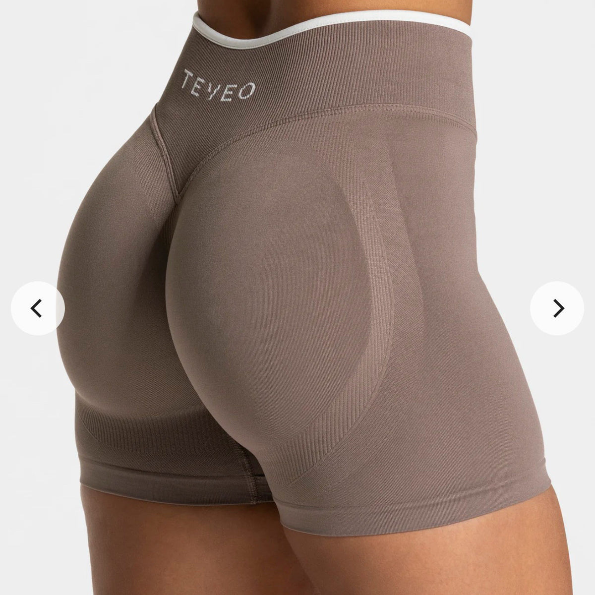 Teveo Seamless High-Waisted Sports Shorts