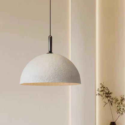 Textured Iron Single-Head Pendant Light