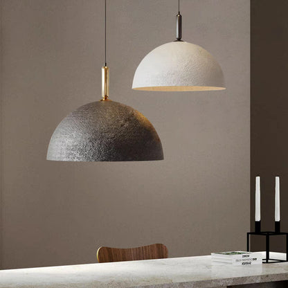 Textured Iron Single-Head Pendant Light