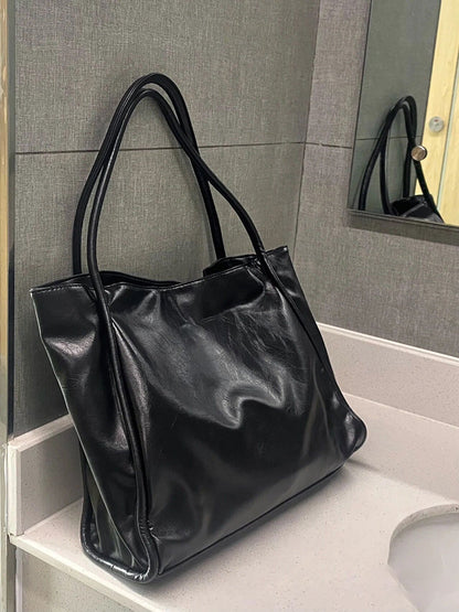 Textured Large Capacity Tote Bag for Women