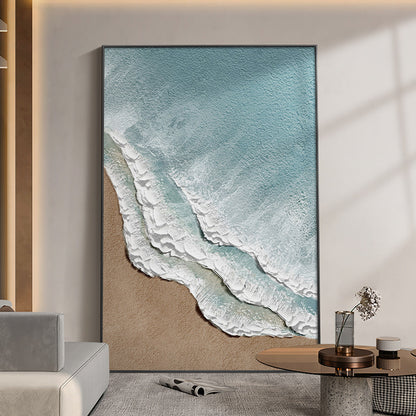 Textured Ocean Wall Art Painting