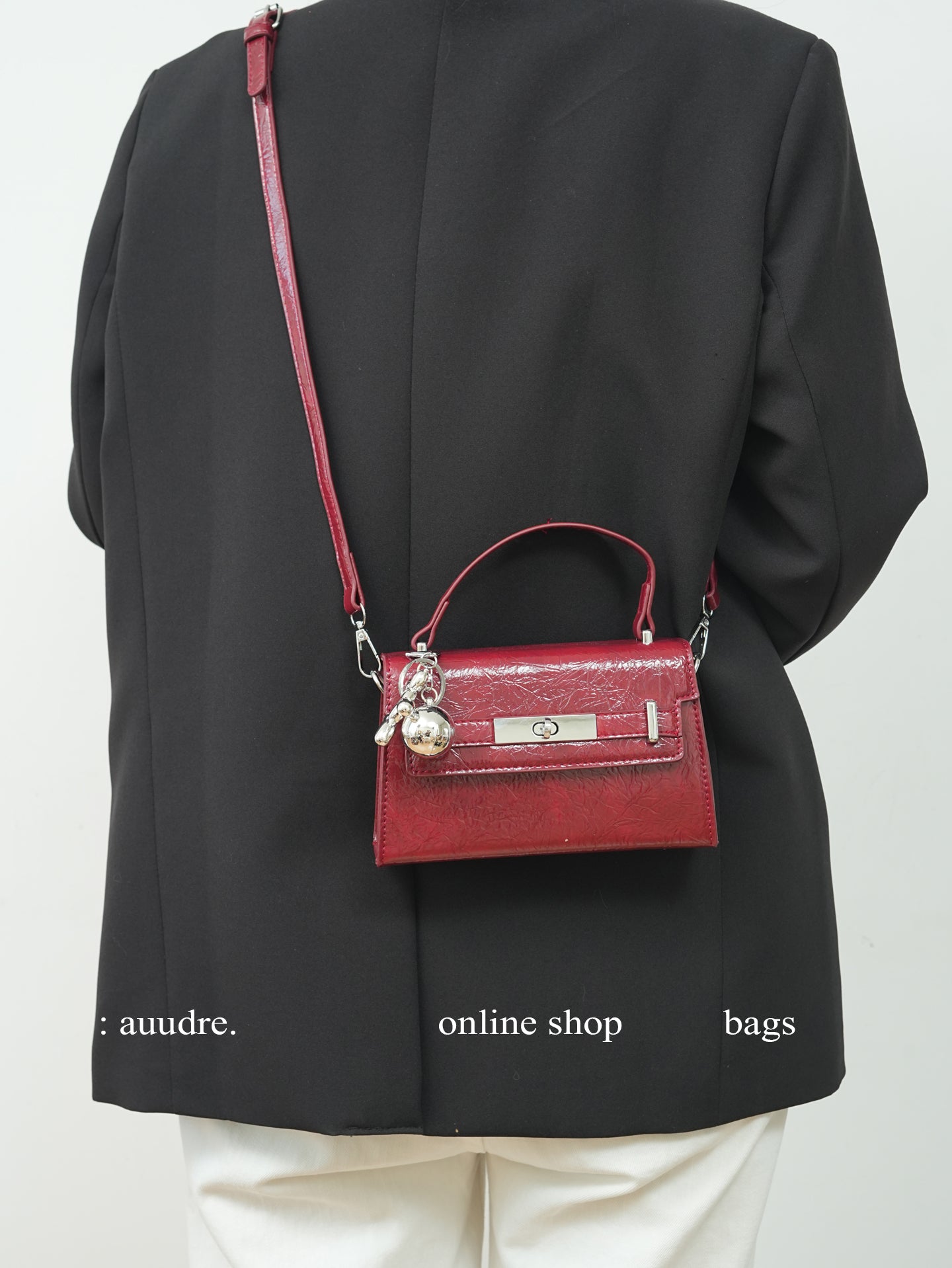 Textured Shoulder Crossbody Bag