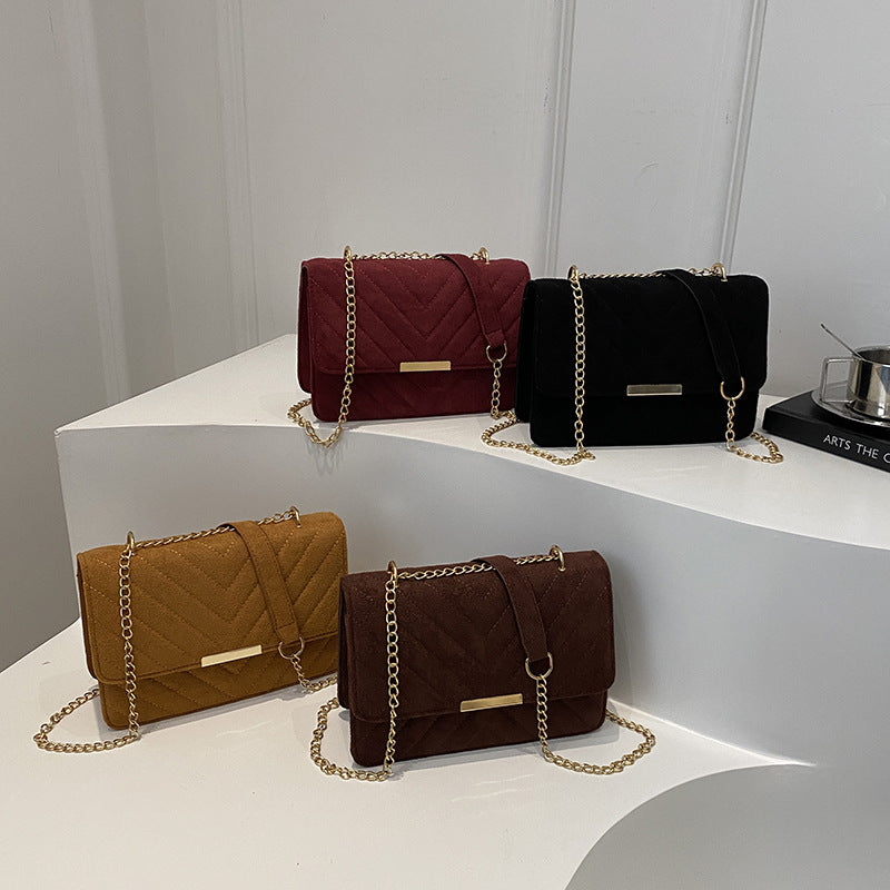 Textured Square Crossbody Bag