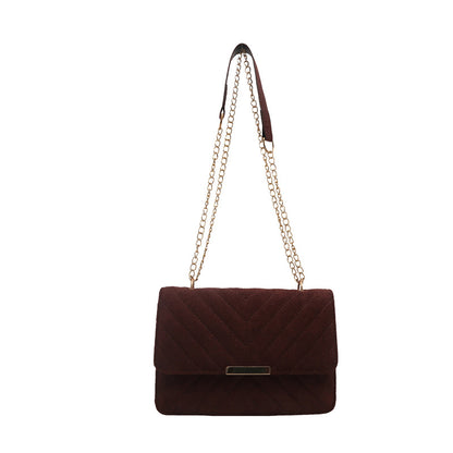 Textured Square Crossbody Bag