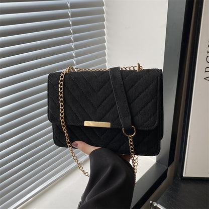 Textured Square Crossbody Bag