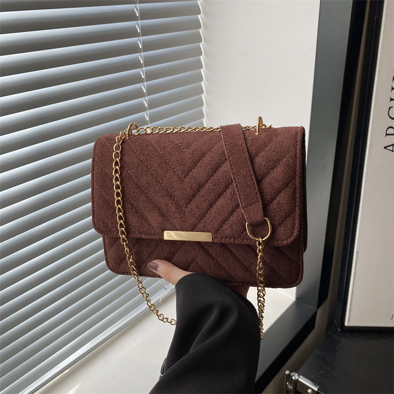 Textured Square Crossbody Bag