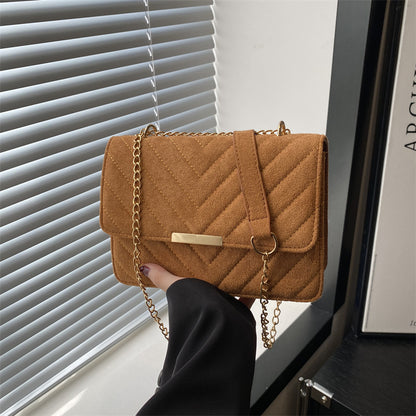 Textured Square Crossbody Bag