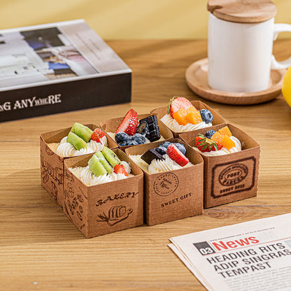 The baking cake paper cups are resistant to high temperatures.