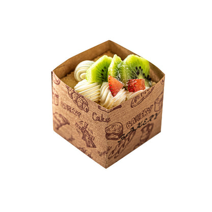 The baking cake paper cups are resistant to high temperatures.