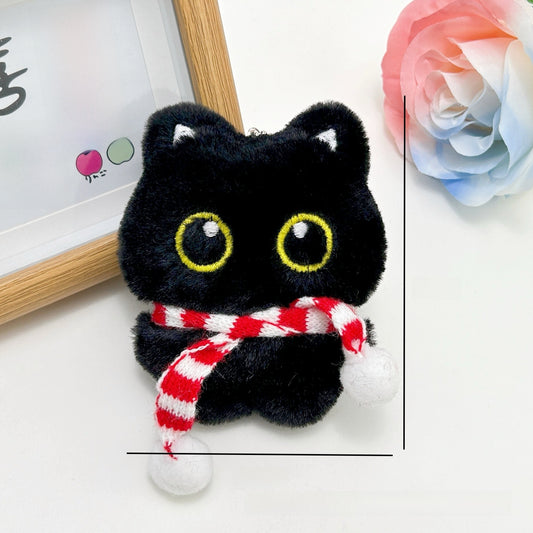 The black cat slimy coal ball doll squeaks