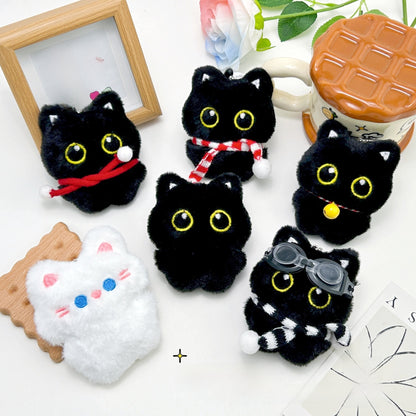The black cat slimy coal ball doll squeaks