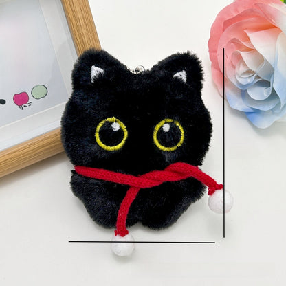 The black cat slimy coal ball doll squeaks