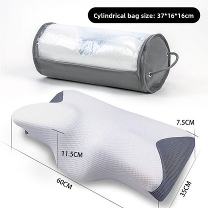The butterfly Memory pillow bounces slowly