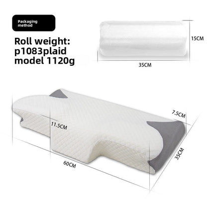 The butterfly Memory pillow bounces slowly