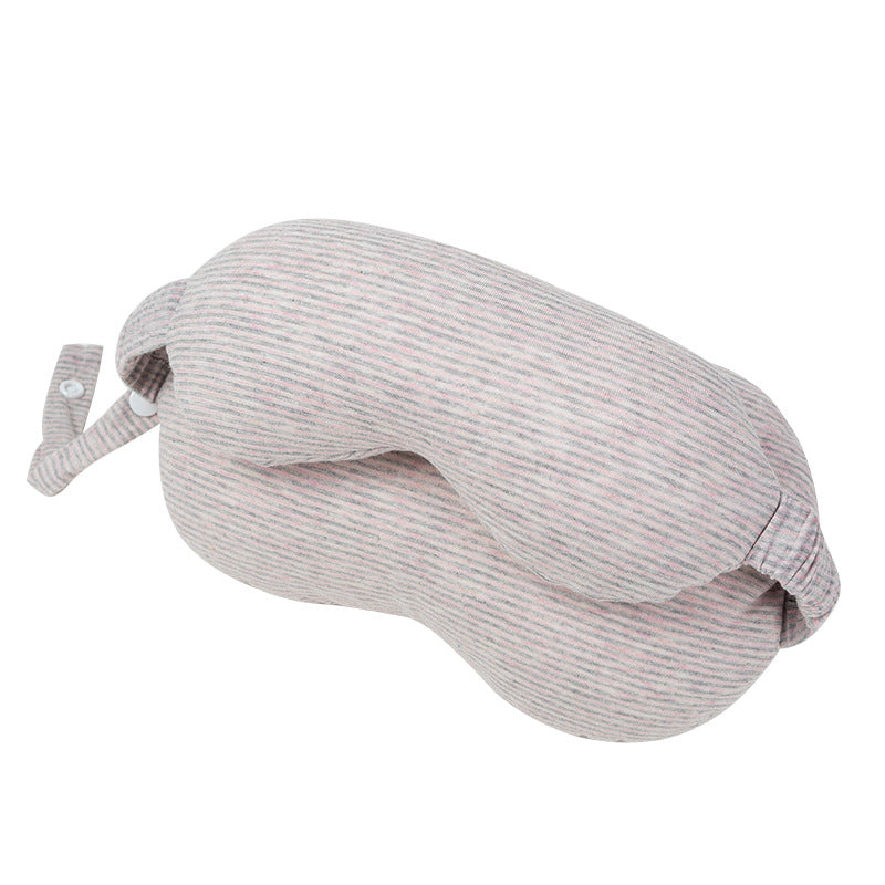 The eye mask blocks light during sleep