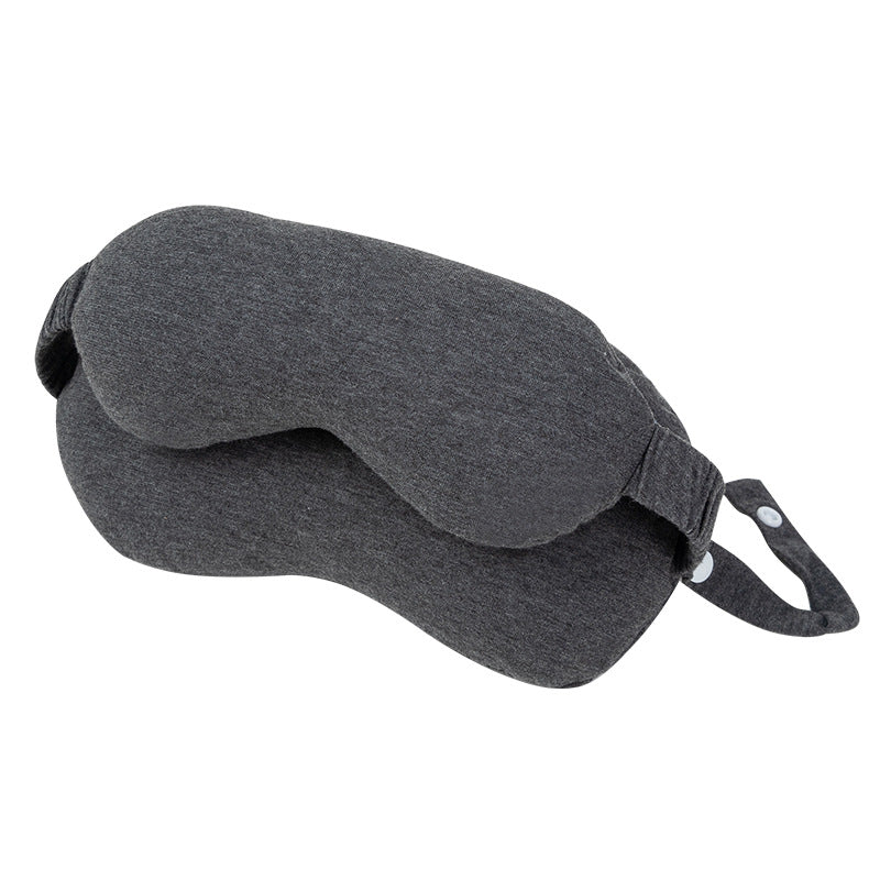 The eye mask blocks light during sleep