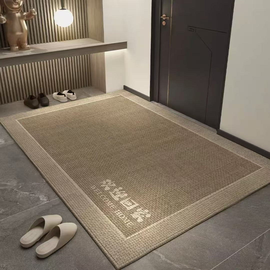 The floor mat for the entrance hall