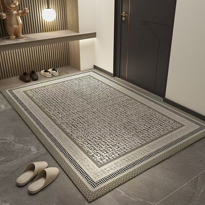 The floor mat for the entrance hall