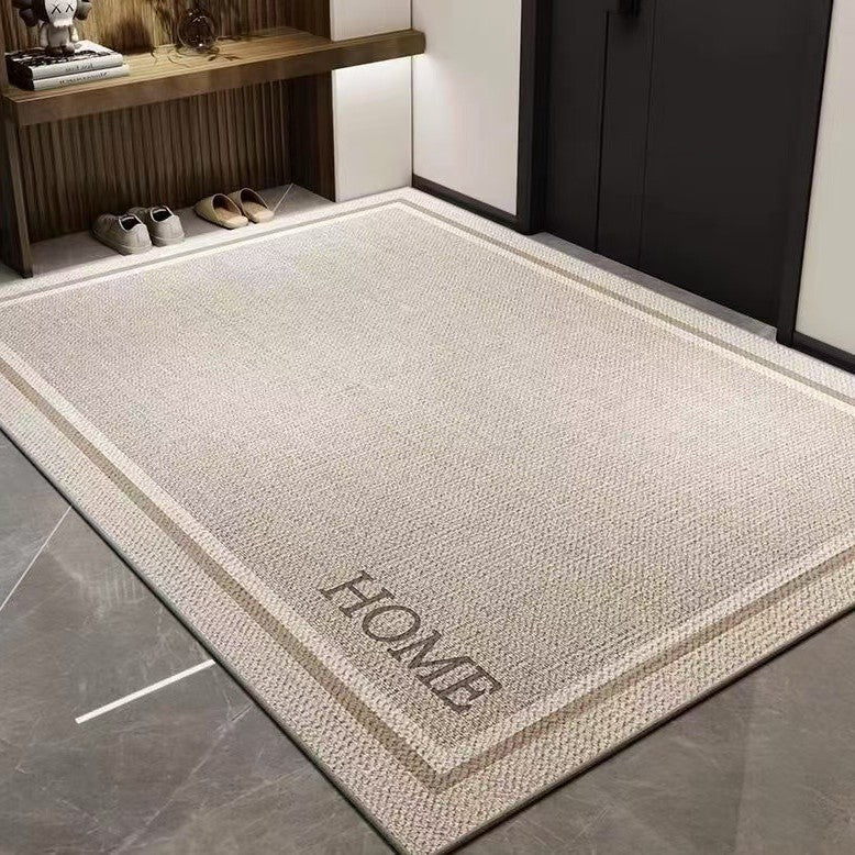 The floor mat for the entrance hall