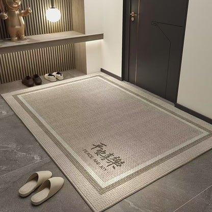 The floor mat for the entrance hall