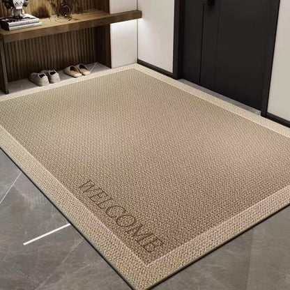 The floor mat for the entrance hall