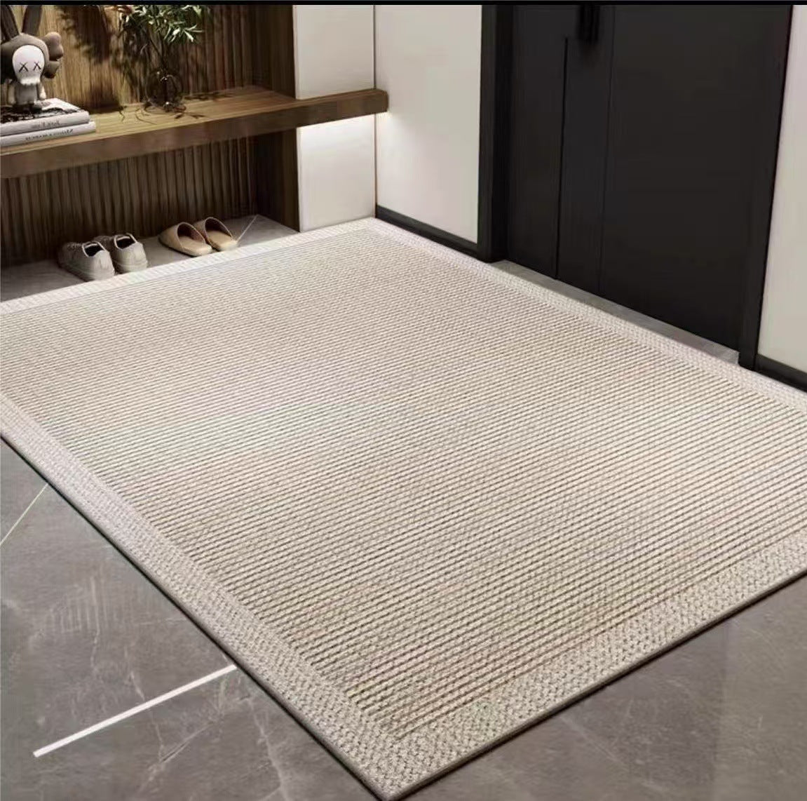 The floor mat for the entrance hall