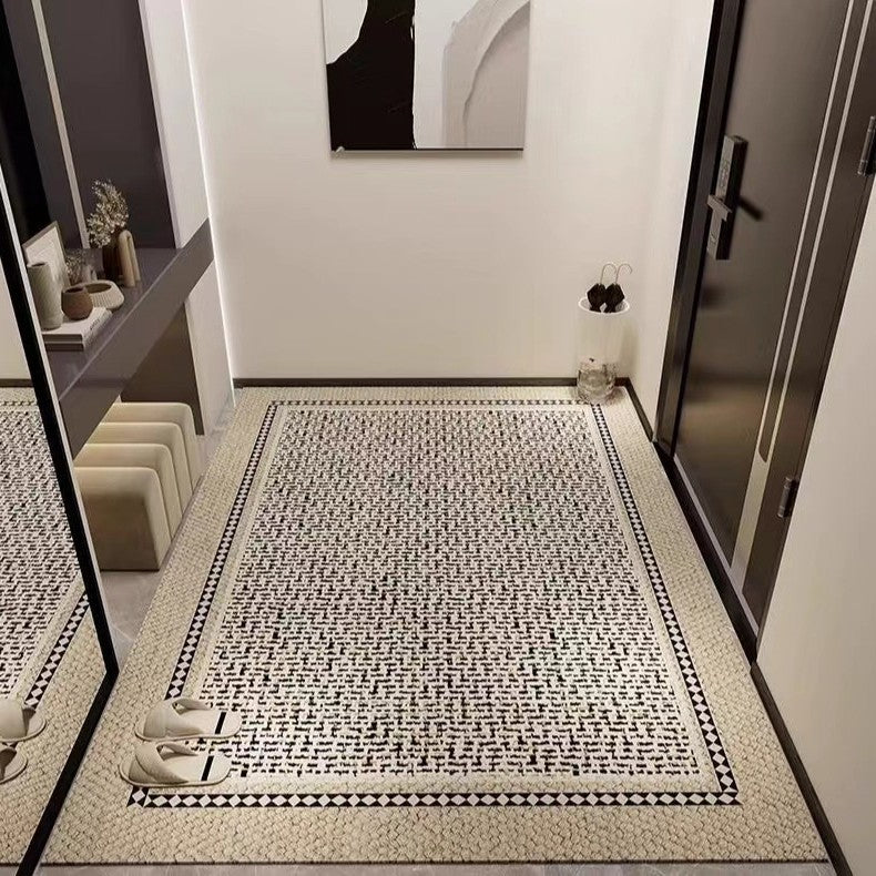 The floor mat for the entrance hall