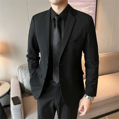 The groom's formal wedding dress