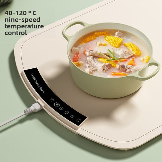The household tablecloth can be heated and folded.