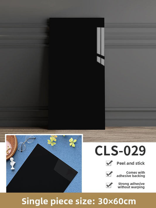 The imitation tiles are pasted with marble wall skirts