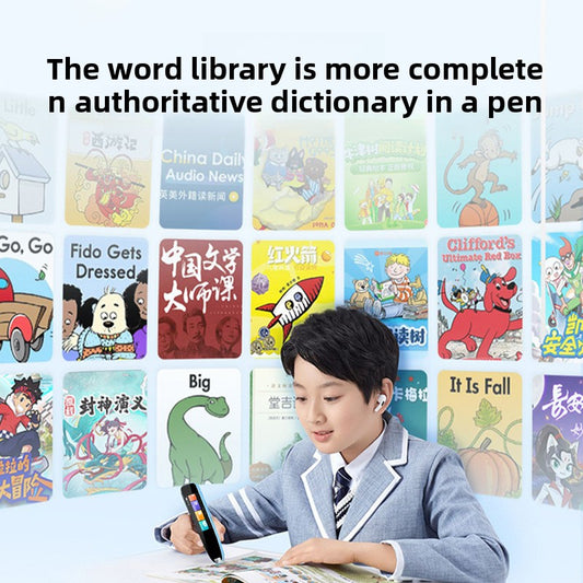 The intelligent point-reading pen scans the translation pen