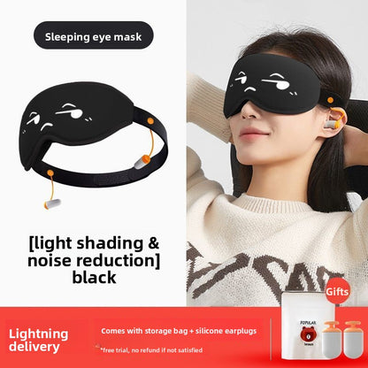 The light-blocking eye mask is specially designed for sleep and noise reduction