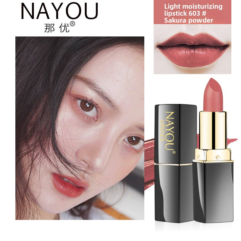 The lipstick is not easy to stick to the glass and is waterproof