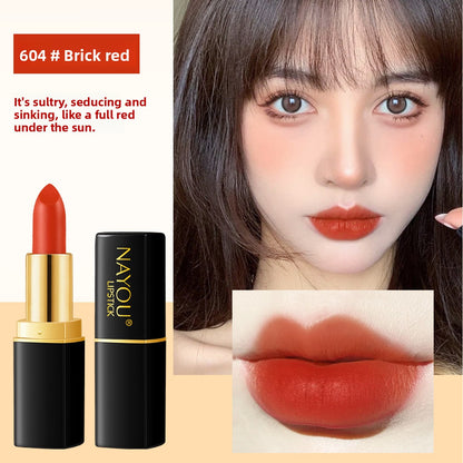 The lipstick is not easy to stick to the glass and is waterproof