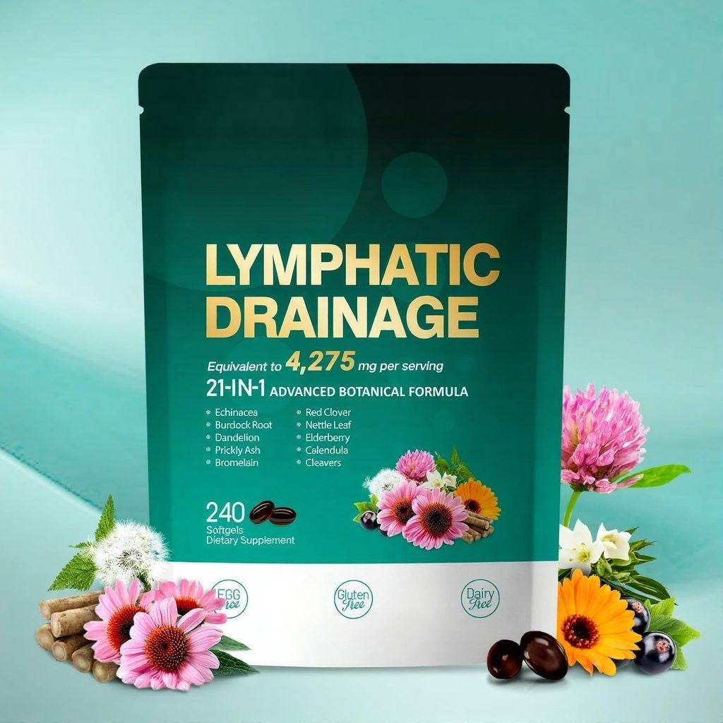 The lymphatic system supports the soft capsules