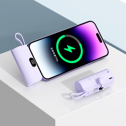 The mini capsule power bank comes