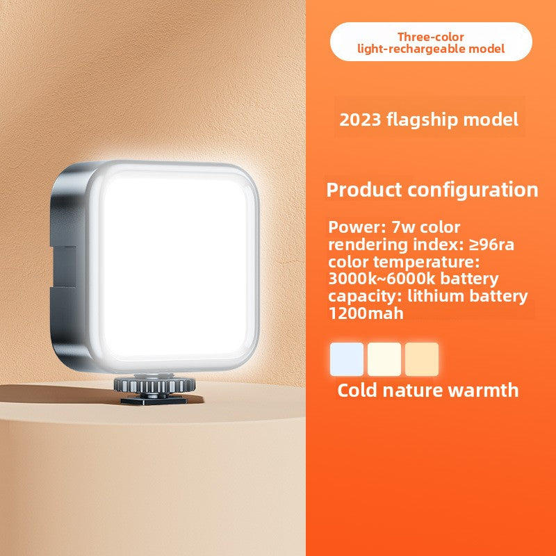 The mobile phone fill light is mini and portable
