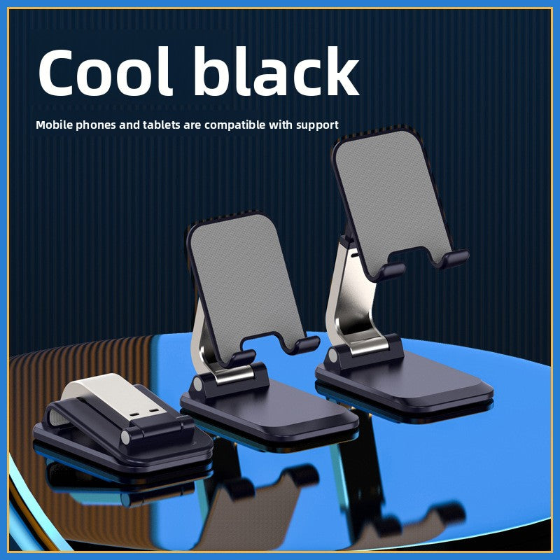 The mobile phone stand is foldable.