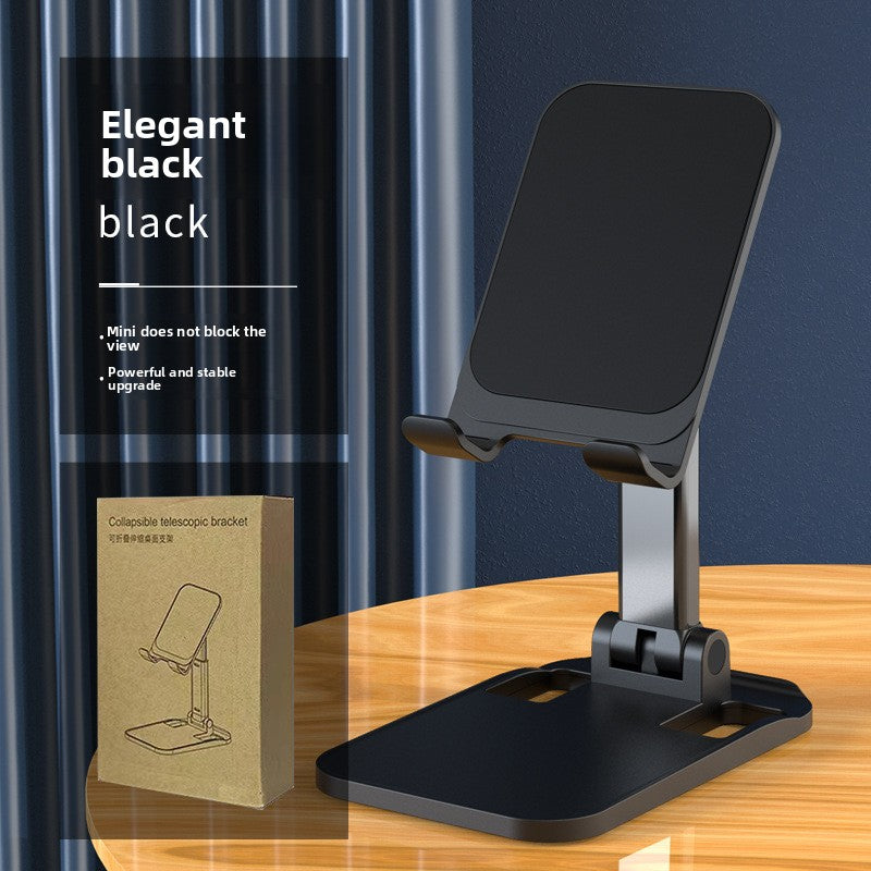 The mobile phone stand is foldable.