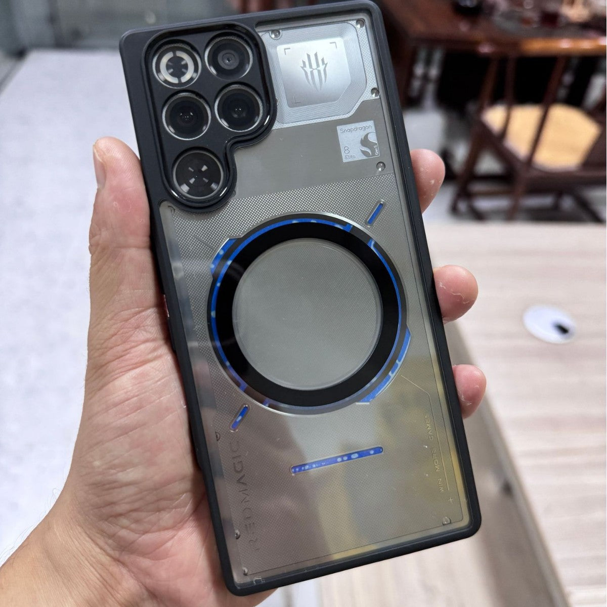 The New Model Is Suitable for Red Magic 11Pro E-Sports Magnetic Phone Case, High-Transparency, Fashionable and Simple Nubia11Air Protective Case