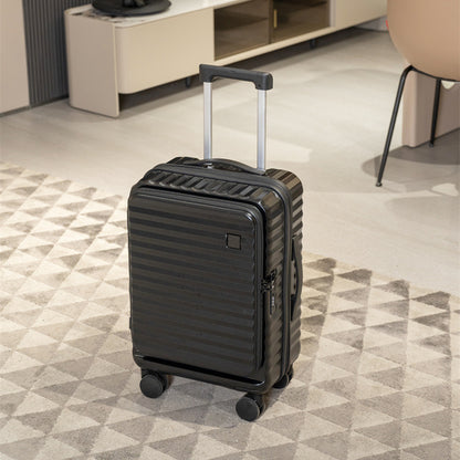 The opening expandable suitcase is multi-functional