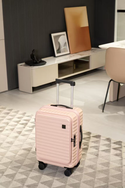 The opening expandable suitcase is multi-functional