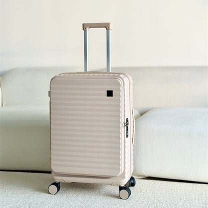 The opening expandable suitcase is multi-functional
