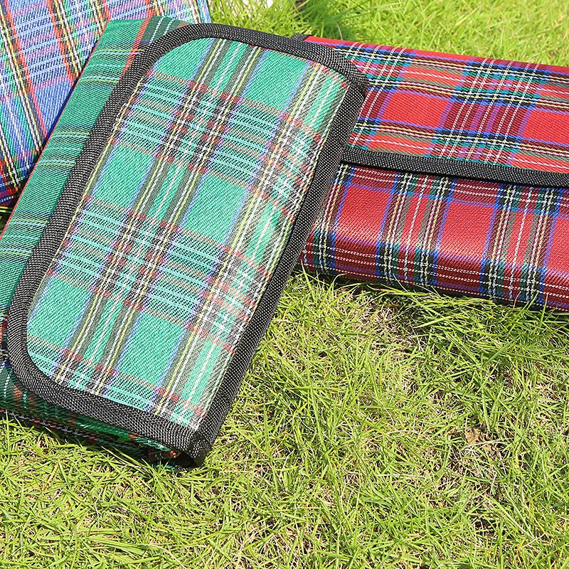 The outdoor picnic mat is foldable