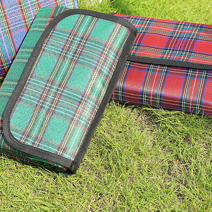 The outdoor picnic mat is foldable