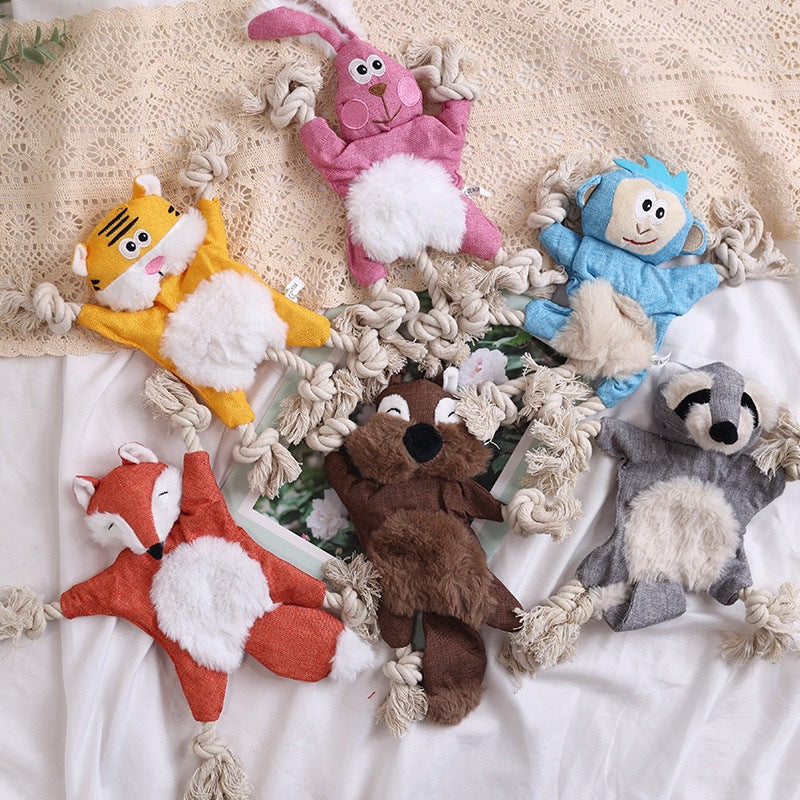 The plush toy contains sound paper BBs and is called a toy.