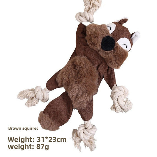 The plush toy contains sound paper BBs and is called a toy.
